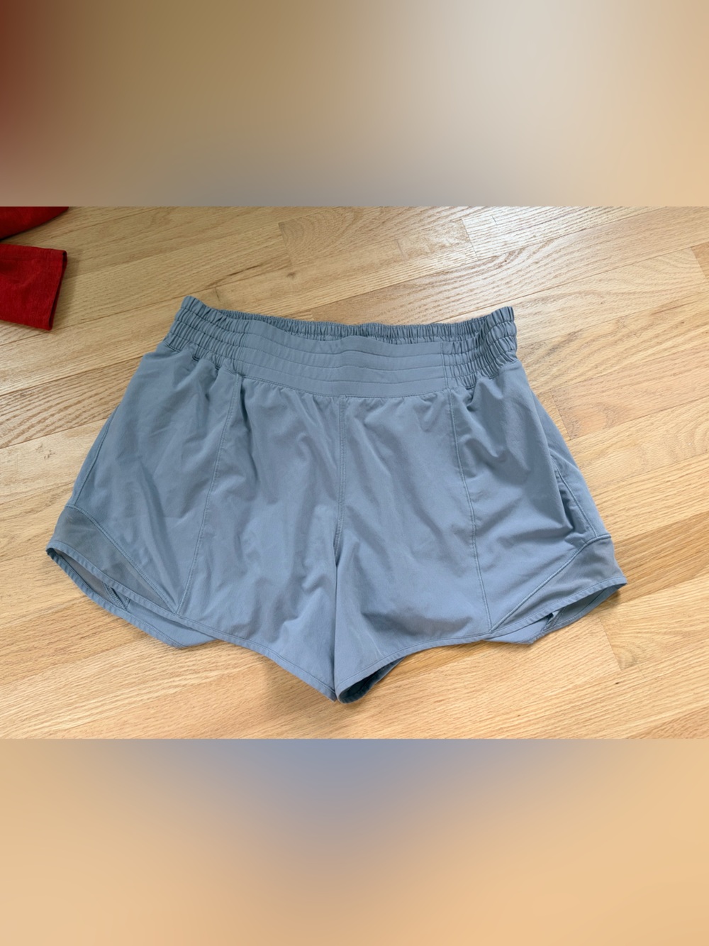Lululemon Hotty Hot High-Rise Lined Shorts 4” Rhino Grey Size 10
